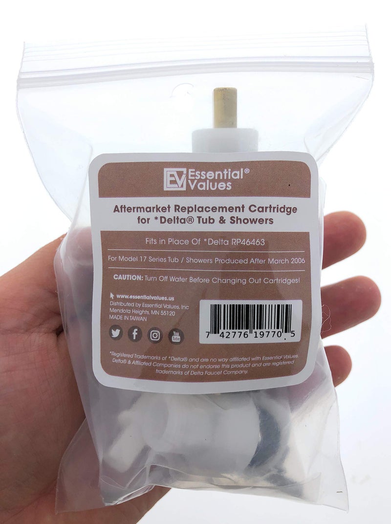 Essential Values Cartridge (#RP46463) | 17 Series (2006-present), Aftermarket Replacement for Delta Monitor includes Spring Adapter - Made from the Markets Finest Metals & Plastics - Image 5